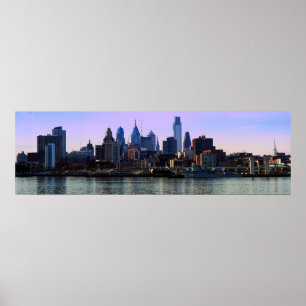 Philadelphia Skyline Print Poster