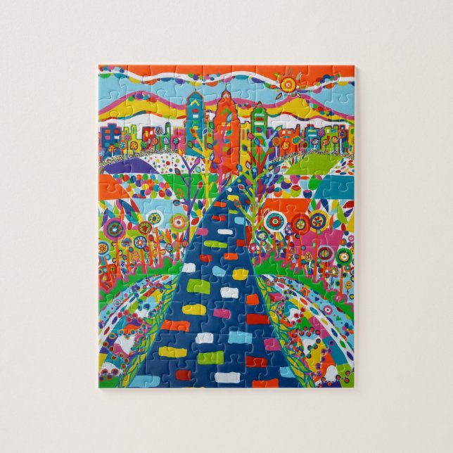 Philadelphia Skyline Puzzle (Vertikal)