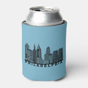 Philadelphia Skyline Silhouette Dosenkühler