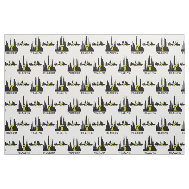 Philadelphia-Skyline Stoff (Fat Quarter (45,7 x 55,9 cm))
