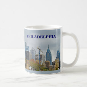 Philadelphia-Skyline vom Fluss-Weg Kaffeetasse