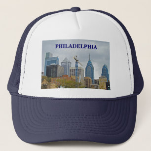Philadelphia Skyline vom Walk Truckerkappe