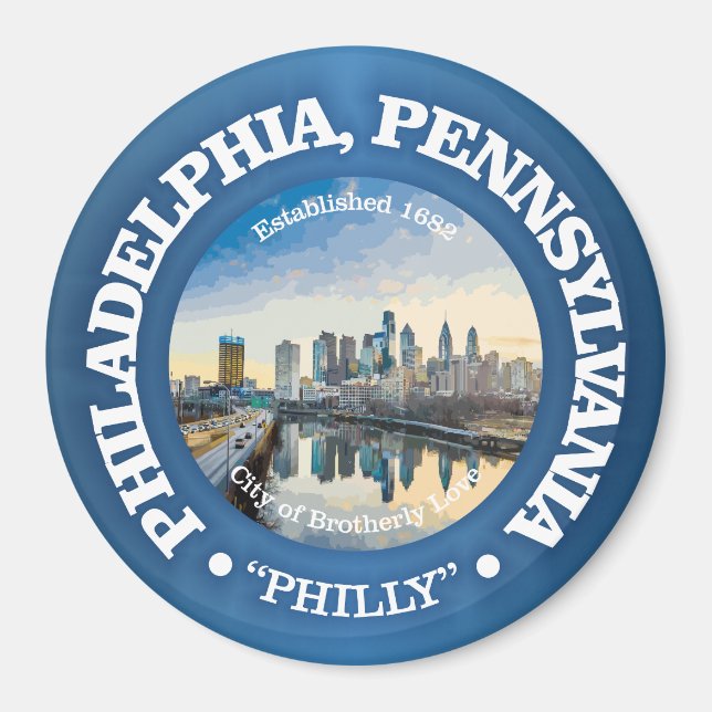 Philadelphia (Städte) Magnet (Vorne)