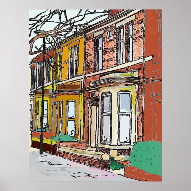 Philadelphia Street Poster (Vorne)