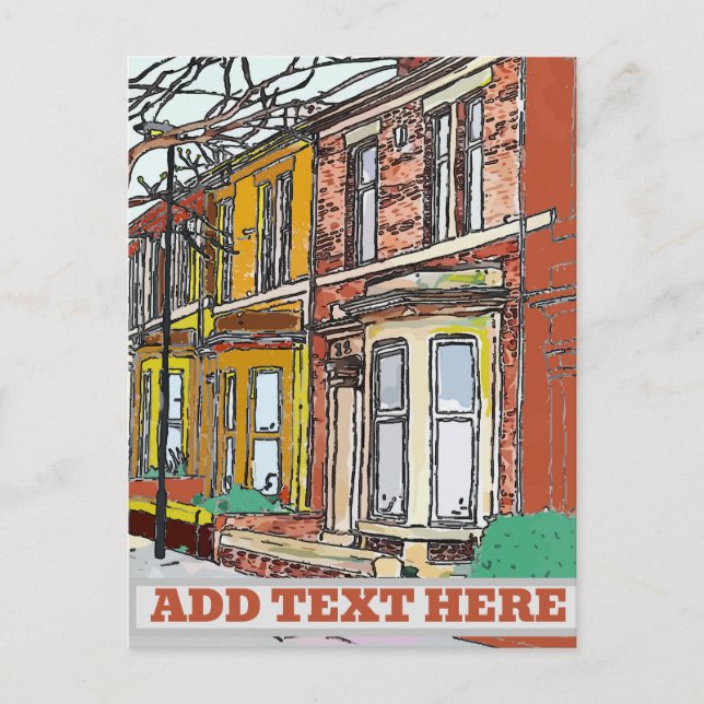 Philadelphia Street Postkarte (Vorderseite)