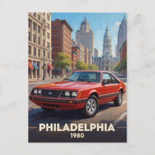 Philadelphia Urban Road Cruiser 1980 Pennsylvania Postkarte