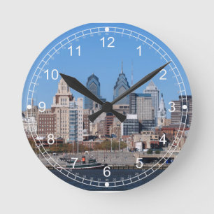 Philadelphia Wall Clock Runde Wanduhr