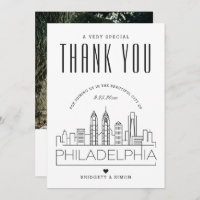 Philadelphia Wedding | Vielen Dank + Foto-Karte