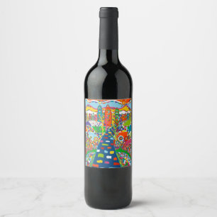 Philadelphia-Wein-oder Weinetikett