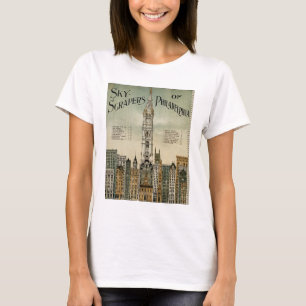 Philadelphia-Wolkenkratzer (1898 Vintages Plakat) T-Shirt