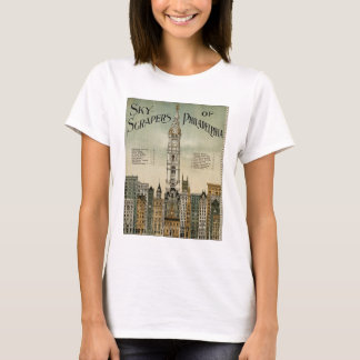 Philadelphia-Wolkenkratzer (1898 Vintages Plakat) T-Shirt