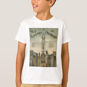 Philadelphia-Wolkenkratzer (1898 Vintages Plakat) T-Shirt