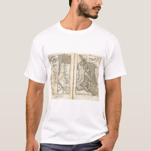 Philadelphia zu Washington-Straßenkarte 2 T-Shirt