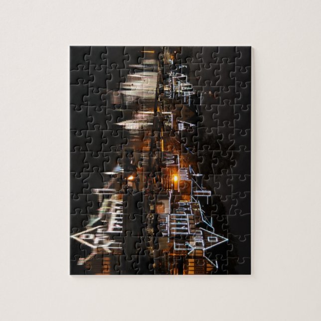 Philadelphiaboathouse-Reihe am Sonnenuntergang Puzzle (Vertikal)