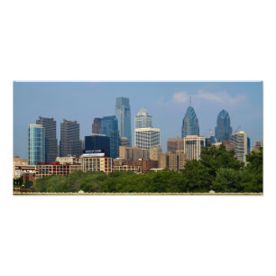 PhiladelphiaSkyline 10x22 FOTO-DRUCK Fotodruck