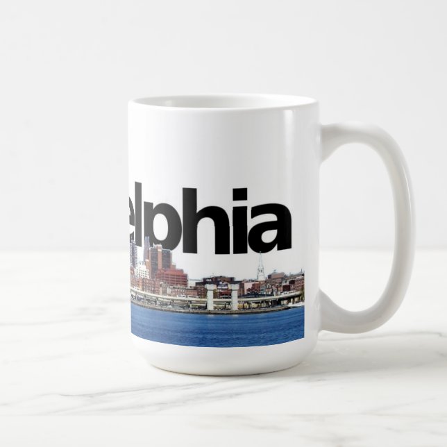 Philadelphiaskyline-Tasse Tasse (Rechts)