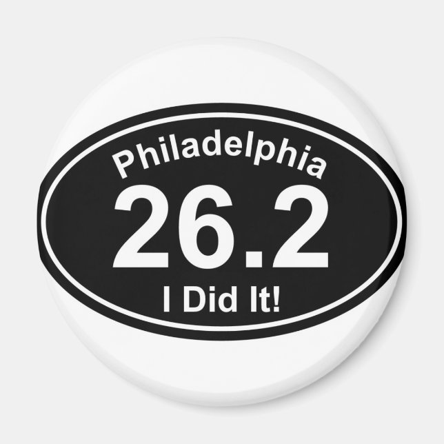 Philadelpia Marathon Magnet (Vorne)