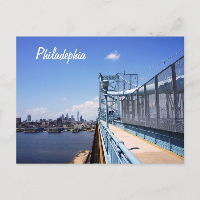 Philadephia PA Postkarte (Vorderseite)