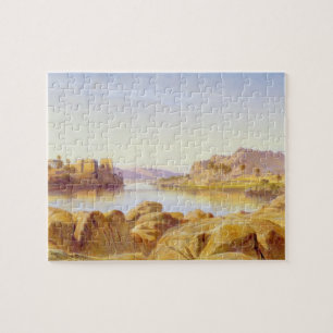 Philae, Ägypten, 1863 (Öl auf Leinwand) Puzzle