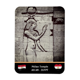 Philae Temple & Goddes - Isis / Altes Ägypten Magnet