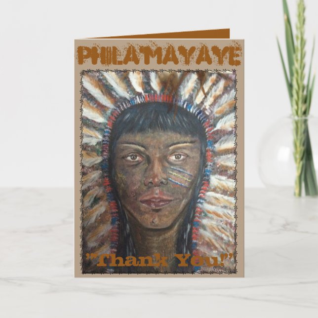 Phila'mayaye Vielen Dank ! Dankeskarte (Vorderseite)