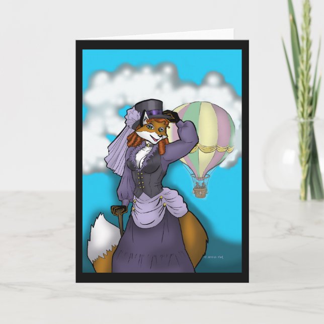 Philea Fogg Grußkarte Karte (Vorderseite)