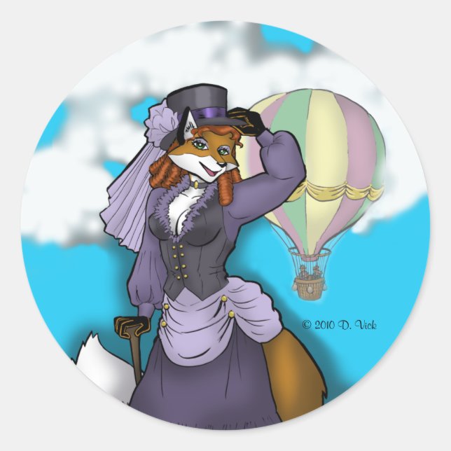 Philea Fogg Sticker (Vorderseite)