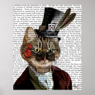 Phileas katzenartige Steampunk Katze u. Zylinder Poster