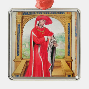 Philip der gute Herzog von Burgunder Silbernes Ornament