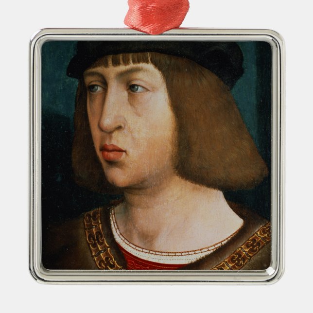 Philip I von Spanien Silbernes Ornament (Vorne)