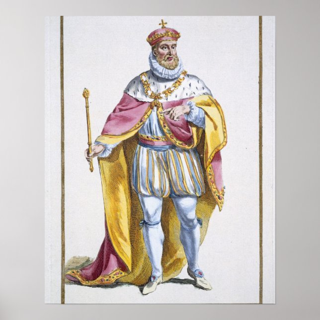 Philip II. (1527-98) König von Spanien von 'Receui Poster (Vorne)