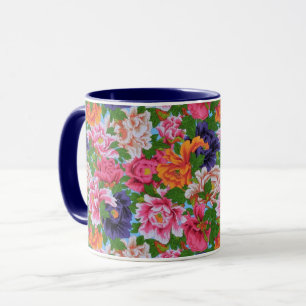 Philip Jacobs Fabric Peony Tasse