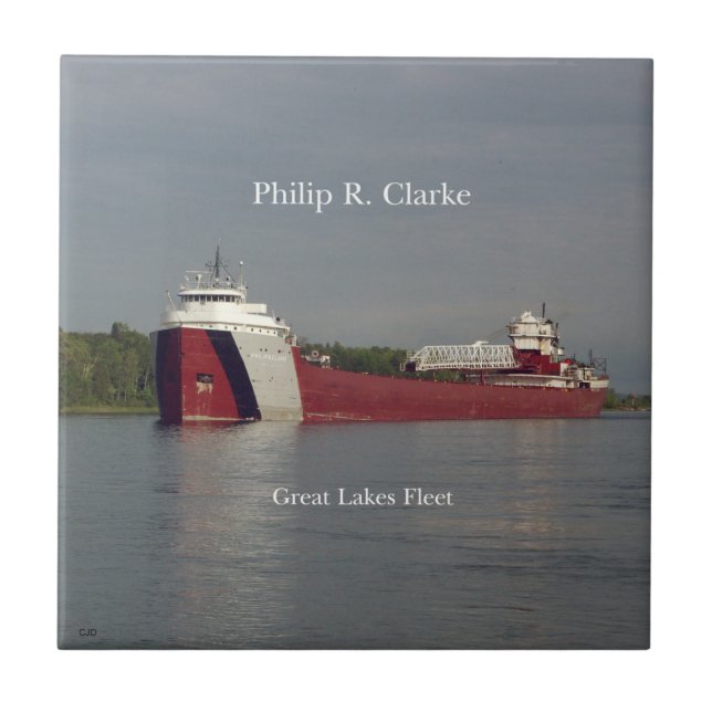 Philip R. Clarke tile Fliese (Vorderseite)
