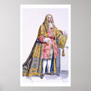 Philip Yorke (1690-1764) First Lord Hardwick from Poster