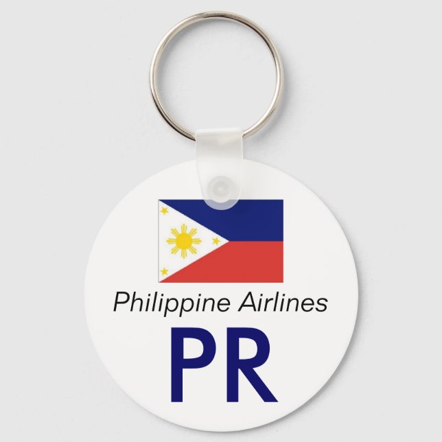 philipinesflagge, PR, Philippine Airlines Schlüsselanhänger (Vorderseite)