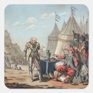 Philippe Villiers de L'Isle-Adam (1464-1534) refus Quadratischer Aufkleber