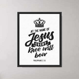 Philipper 2:10 leinwanddruck