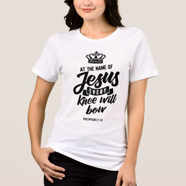 Philipper 2:10 Tri-Blend shirt (Vorderseite)