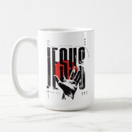 Philipper 2:9 Name Über Allen Namen Retro Grunge Kaffeetasse