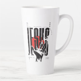 Philipper 2:9 Name Über Allen Namen Retro Grunge Milchtasse