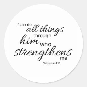 Philipper 4:13 Aufkleber