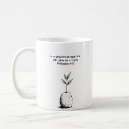 Philipper 4:13 Bibelvers christliches Geschenk Tas Kaffeetasse