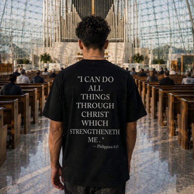 Philipper 4:13 Bibelvers-T-Shirt  T-Shirt (Von Creator hochgeladen)