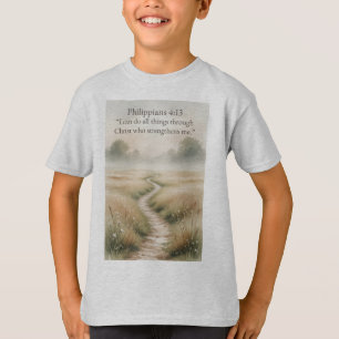 Philipper 4:13 Christliches Kind T-Shirt