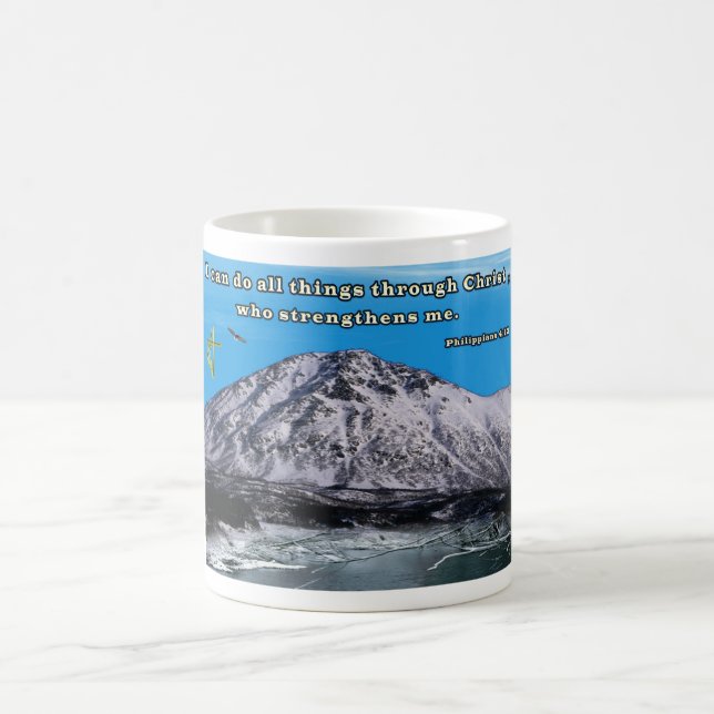 Philipper 4:13 Kaffeebecher Kaffeetasse (Mittel)