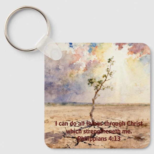 Philipper 4:13 Schlüsselanhänger (Vorderseite)