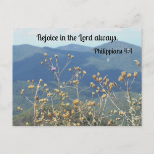 Philipper 4:4 Freut euch immer im Herrn Postkarte