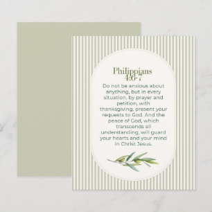 Philipper 4:6–7 Christliches Ermutigungsgeschenk