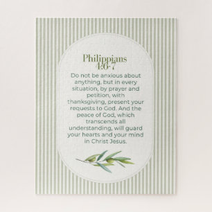 Philipper 4:6–7 Christliches Ermutigungsgeschenk Puzzle