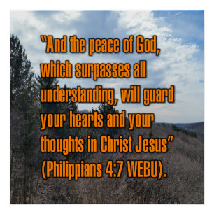 Philipper 4:7 WEBU Poster